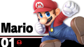 Mario's fighter card.