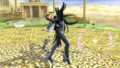 Bayonetta's interrupted attack pose.