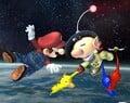 Using his back aerial on Mario on Lylat Cruise.