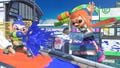 Male and female Inklings on the stage.